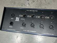 Load image into Gallery viewer, Sescom MS-5 8x3 1-to-4 Mic Splitter/4-to-1 Mic Combiner
