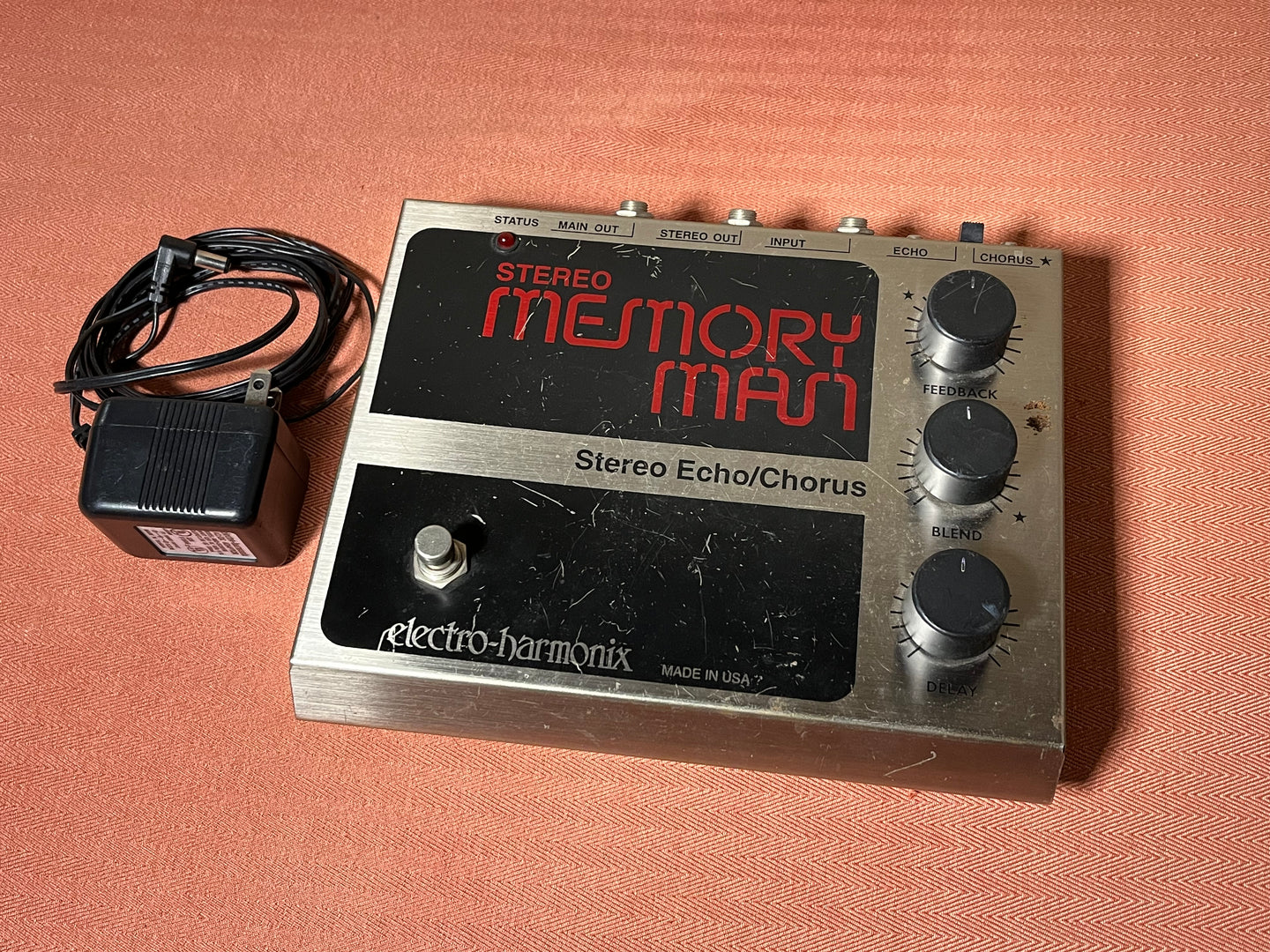 Vintage Electro-Harmonix Stereo Memory Man Echo/Chorus Pedal