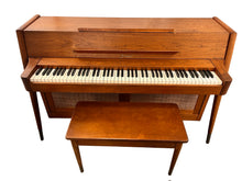 Load image into Gallery viewer, 1960 Baldwin Scandinavian Acrosonic Model 947 Upright Console Piano in Natural Walnut
