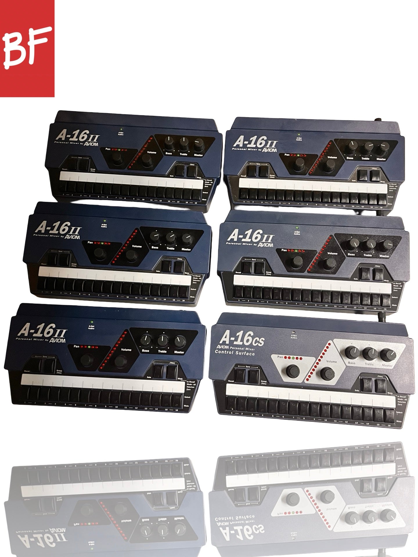 Aviom A-16II/CS 16-Channel Mixers (6)