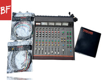 Load image into Gallery viewer, 1980's Tascam 38 1/4" 8 Track Tape Machine/Tascam M-30 8-Channel Mixer
