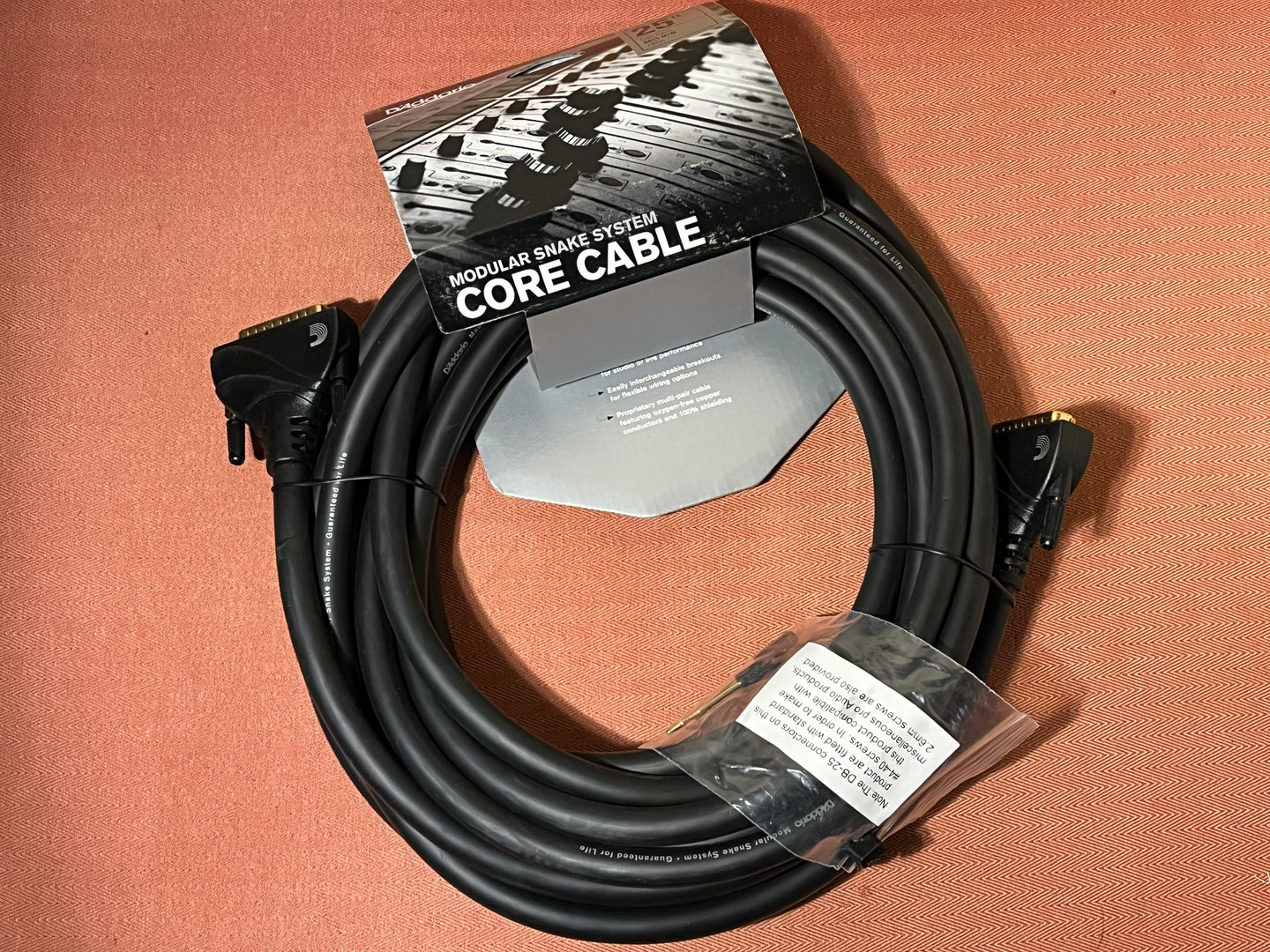 D’Addario 25ft DB25 Cable