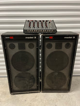 Load image into Gallery viewer, 1970&#39;s Sunn Alpha Six Mixer w/ Model 3 Speaker Cabinets
