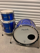 Load image into Gallery viewer, Franklin Drum Company 3pc Kit in Blue Sparkle
