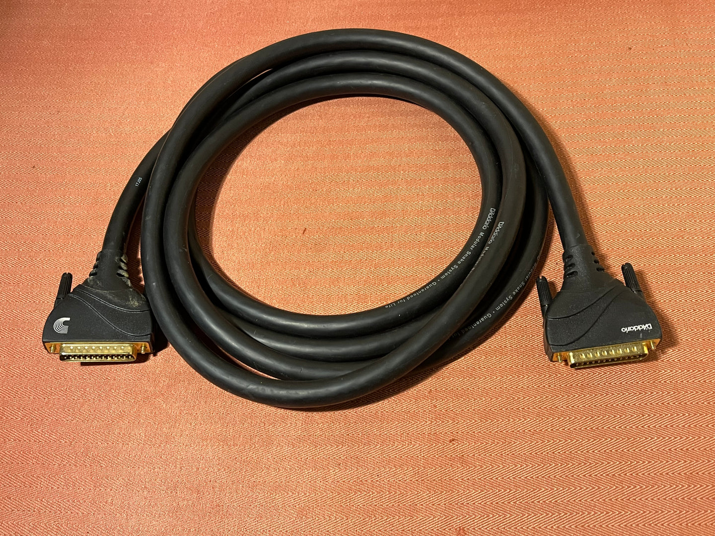 D’Addario 15ft DB25 Cable