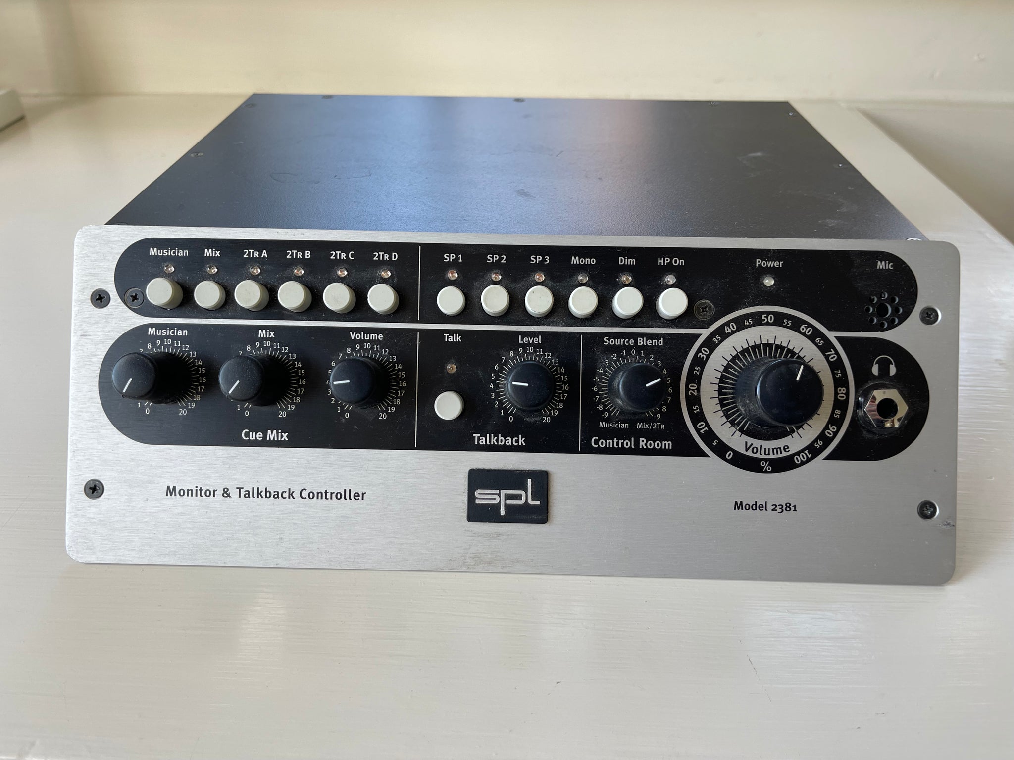 SPL MTC Model 2381 Monitor and Talkback Controller – Byrd Finds