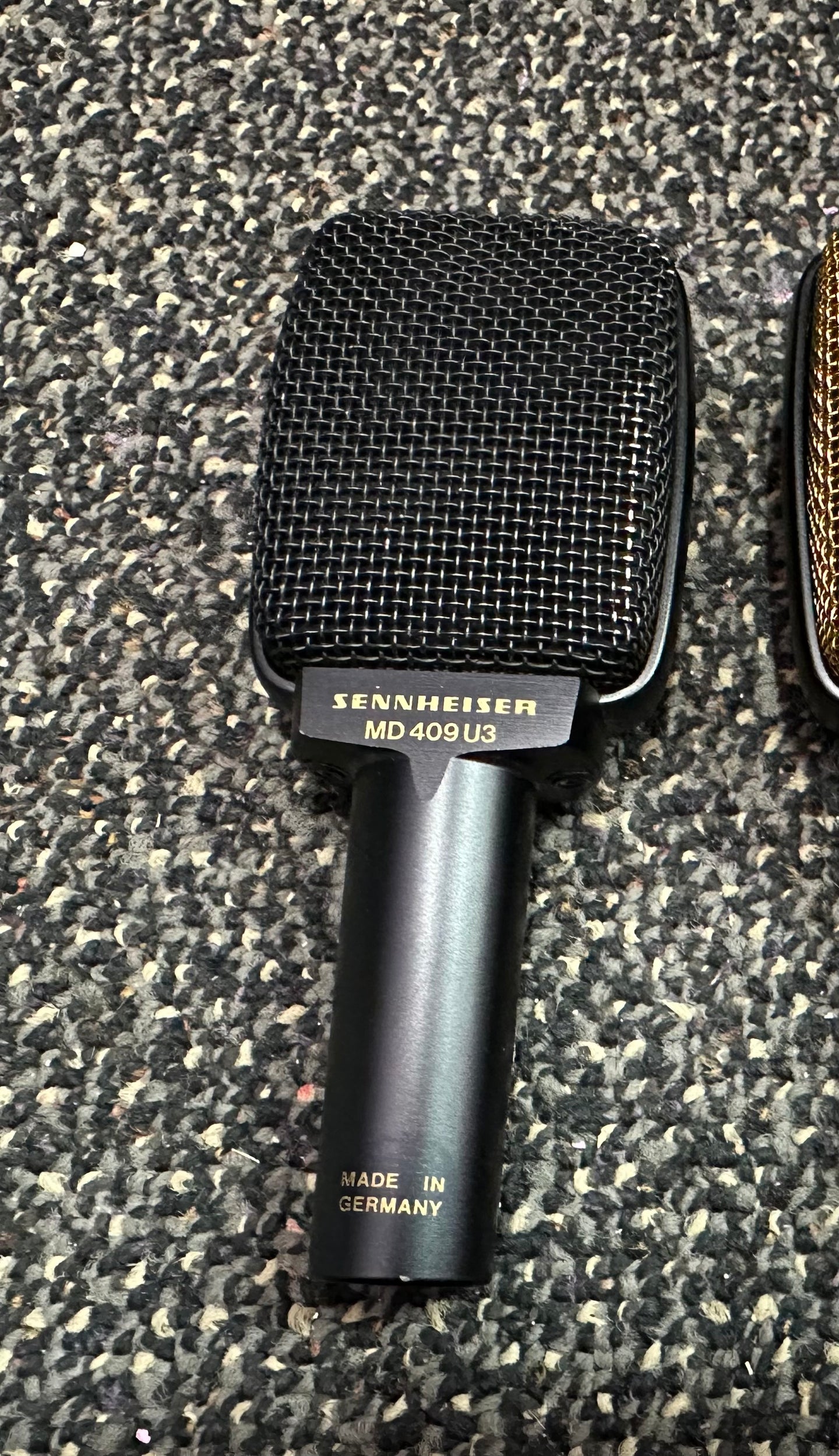 1980's Sennheiser MD 409 U3 Supercardioid Dynamic Mic