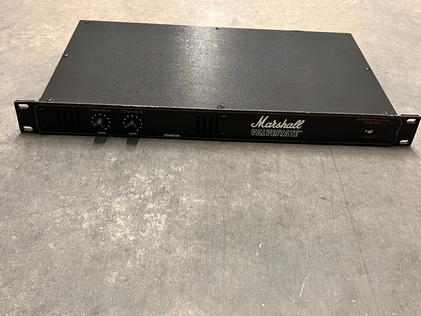 Late 1990’s/Early 2000’s Marshall Valvestate Model 8008 80+80-Watt Power Amp