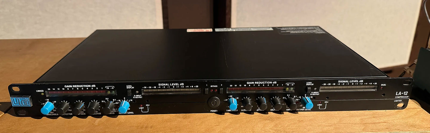 1990's Urei LA-12 Stereo Compressor/Limiter