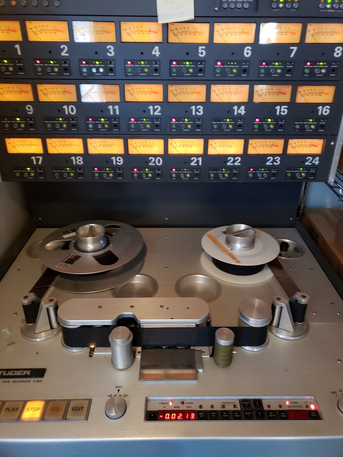 1970’s Studer A-800 Mk1 24-Track 2” Tape Machine