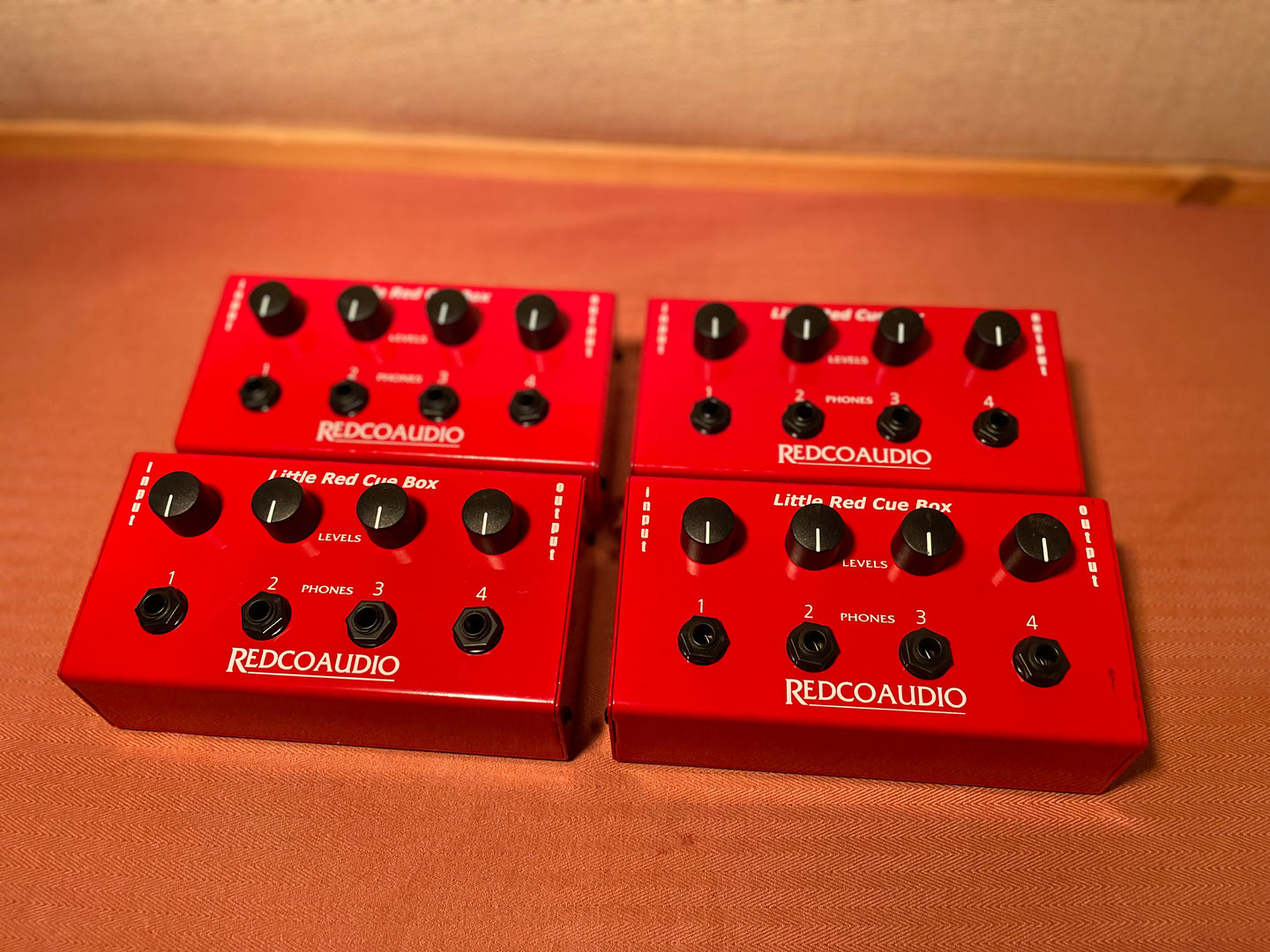 Redco Audio Little Red Cue Boxes (Set of 4)