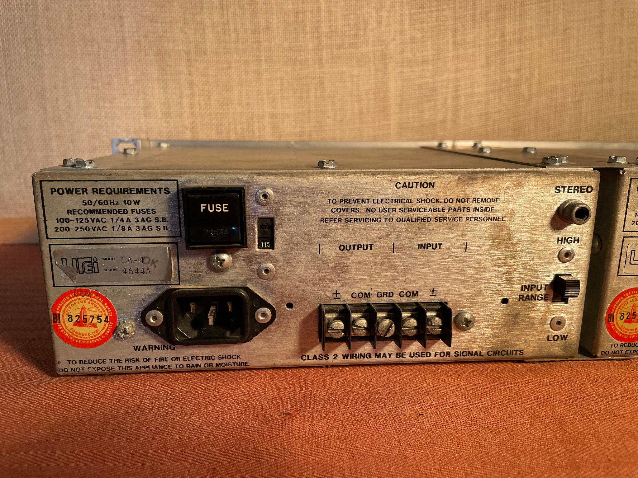 1980's Urei LA-4 Compressor/Limiter Stereo Pair – Byrd Finds